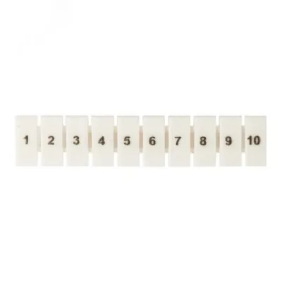 Маркеры для UT/ST/Push-in 4 с нумерацией 1-10 (100 шт.) EKF