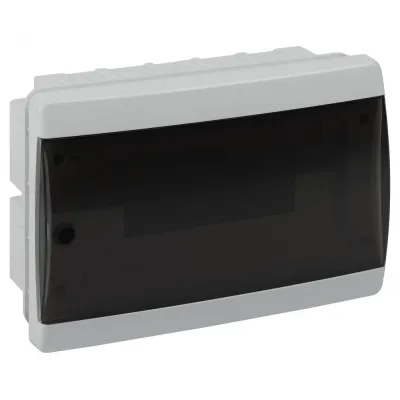 Корпус пластиковый встраиваемый ЭРА COMFORT ЩРВ-П-12 IP40 прозрачная крышка белый