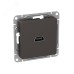 Механизм розетки HDMI  мокко Эпика EKF