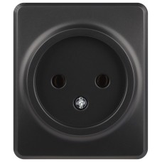 Розетка Эксперт 11-2201-05 2P IP20 16A-250В ОУ антрацит