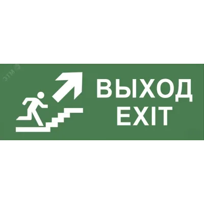 Самоклеящаяся этикетка ЭРА INFO-SSA-110 330х120мм ''Выход/лестница вверх/фигура'' SSA-101/DPA-301