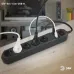 Сетевой фильтр ЭРА  USF-5es-1.5m-USB-B с базовой защитой с заземлением с выключателем 5 розеток 1,5м 2хUSB 10А черный