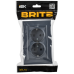BRITE Розетка 2-местная с заземлением без защитных шторок плоская 16А в сборе РСПл12-3-БрМ маренго IEK