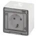 Розетка ЭРА Эксперт 11-2502-01 2P+E IP55, шторки, 16A-250В, ОУ, белый