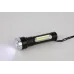 Светодиодный фонарь ЭРА  UA-501 универсальный, аккумуляторный, COB+LED, 5 Вт, резина