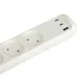 Удлинитель электрический U-3-1,5m-USB-W 3 розетки + 3xUSB A+C 1,5м 10А белый
