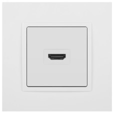 Розетка ЭРА Elegance 14-3114-01М HDMI, белый матовый