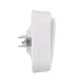 Выключатель, одноклавишный, проходной СП, автоматические клеммы белый, Бронто EKF