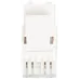 Люки ЭРА ОФИС 18-8002-01 Коннектор RJ45 CAT6 UTP Keystone, цвет белый