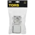 TORS Блок розетка + выключатель горизонтальный 16А IP55 TS342 белый IEK