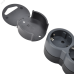 STANDARD Колодка для удлинителя с заземлением К04 4 места черная IEK
