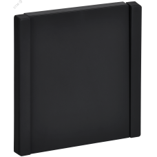 FORTE&PIANO Выключатель 1-клавишный самовозвратный 10А FP110M металл черный IEK