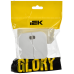 GLORY Выключатель 2-клавишный для открытой установки с индикацией 10А ВС20-2-1-ХБм белый матовый IEK