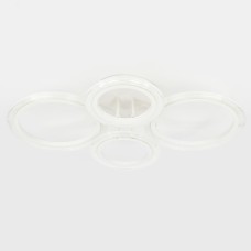 Светильник потолочный светодиодный ЭРА Модерн Ring CLL-1-59-RC WH с ДУ 59W 3000-6500К белый