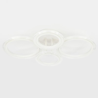 Светильник потолочный светодиодный ЭРА Модерн Ring CLL-1-59-RC WH с ДУ 59W 3000-6500К белый