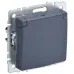 BRITE Розетка с заземлением с защитными шторками и крышкой 16А IP44 РСбш10-3-44-БрМ маренго