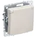 BRITE Розетка с заземлением с защитными шторками и крышкой 16А IP20 РСбш10-3-БрКр бежевый