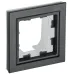 BRITE Рамка 1 пост IP44 РУ-1-БрЧ-44 черный