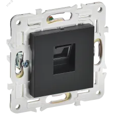 SKANDY Розетка компьютерная RJ45 кат.5E SK-K01Bl черный IEK
