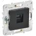 SKANDY Розетка компьютерная RJ45 кат.5E SK-K01Bl черный IEK