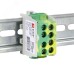 Клемма распределительная КСР с двойным винтом 2x35/2x25 желто-зеленая PROxima