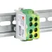 Клемма распределительная КСР с двойным винтом 2x35/2x25 желто-зеленая PROxima