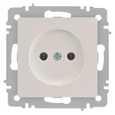 Розетка Intro Accent 6-201-06 2P, 16А-250В, IP20, СУ, перламутр