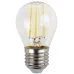 Лампочка светодиодная ЭРА F-LED P45-11W-827-E27 Е27 / Е27 11Вт филамент шар теплый белый свет
