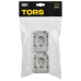 TORS Розетка 2-местная вертикальная 16А IP55 TS332 белый IEK