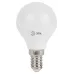 Лампочка светодиодная ЭРА STD LED P45-5W-827-E14 E14 / Е14 5Вт шар теплый белый свет