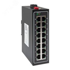 Коммутатор промышленный неуправляемый U-16T, 16 портов 10/100Base-T(X) RJ45, монтаж на динрейку TSX EKF