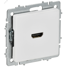 BRITE Розетка HDMI РHDMI-0-БрАБ арктический белый IEK
