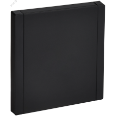 FORTE&PIANO Заглушка с суппортом FP141M металл черный IEK