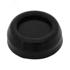 Силиконовый колпачок черный для плоской кнопки XB4