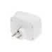 Тройник электрический 16А с/з + 2х2,5А + 3хUSB-A 2,4А + USB-C 3А, белый