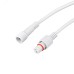 Соединительный кабель (2pin) герметичный (IP67) 2х0.35 кв мм белый, REXANT
