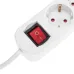 Удлинитель СТАНДАРТ 5 гнезд, 1,5 м, 3х1,0 мм2, с/з, с выключателем, 2 USB, белый
