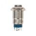 Кнопка антивандальная 12 12 В(LED) Фикс (4c) OFF-On синяя (A-12-С2)