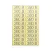 Наклейка знак электробезопасности  ''380 В '' 15х50 мм (20шт на листе), REXANT