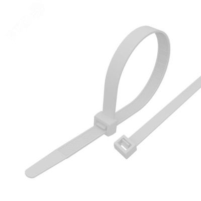 Хомут морозостойкий 200x3,6мм нейлон белый (100 шт)