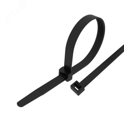 Хомут морозостойкий 150x2,5мм нейлон черный (100 шт)