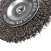 Щетка дисковая для дрели, витая стальная проволока 75 мм