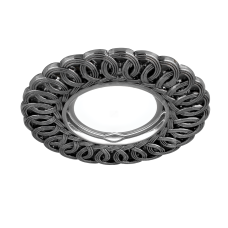 Светильник Gauss Antique CA042 Круг. Серебро/Черный Gu5.3 1/40