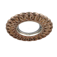 Светильник Gauss Antique CA043 Круг. Золото/Черный Gu5.3 1/40