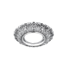 Светильник Gauss Antique CA048 Круг. Серебро/Черный Gu5.3 1/40