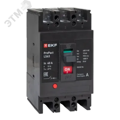 LS63 15кА 3P 40А ProPact EKF