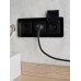 BRITE Рамка 3 поста РУ-3-2-Бр стекло черный RE IEK