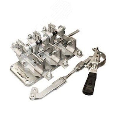 РЕ19-39-31140-00 УХЛ3, 630А, 3-х полюсный на одно направление, передняя смещенная рукоятка, IP00, разъединитель