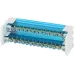 Шины на DIN-рейку ЭРА NO-224-14 в корпусе кросс-модуль ШНК 2х15 L+PEN