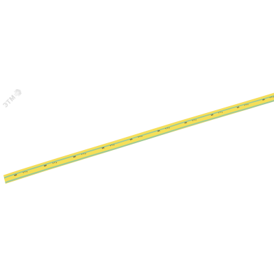 Термоусадочная трубка ТТУ 14/7 желто-зеленая 1 м